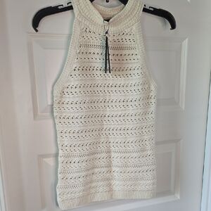 Banana Republic Ivory Knit Sweater